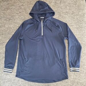 Swannies Hoodie Mens XL Navy Blue Vandyke 1/4 Zip  Performance Golf Pullover
